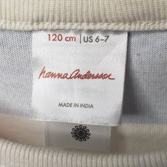 Hanna Andersson Girls Modern Geo Multi Color Tank Dress 6 to7 - Picture 4 of 7